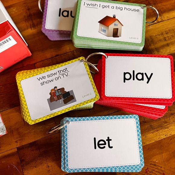 Sight Words Flash Cards - Multicolor Learning Set - Picture 6 of 10